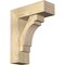 Ekena Millwork Merced Block Rough Sawn Bracket w/ Offset Brace, Douglas Fir, 6"W x 16"D x 20"H BKT0604X16X20MRC05RDF - alternate 1